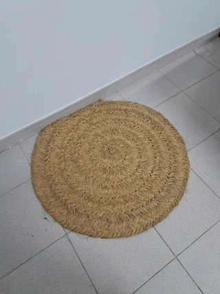 Tappetini rotondi in fibra di giunco