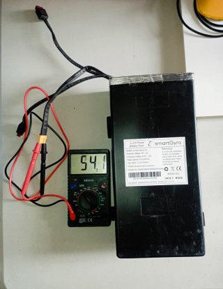 Batería de Litio smartGyro 48V 12.5Ah