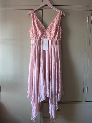 Vestido de Fiesta Rosa Talla M