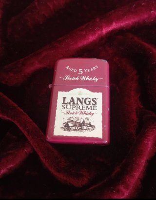 Accendino vintage Langs Scotch Whisky