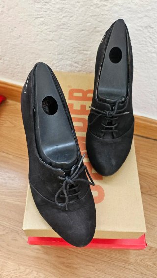 Zapatos Camper Tacón Negros Talla 37