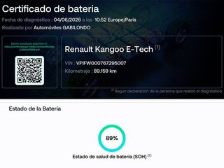 Renault Kangoo E-Tech ZE Maxi Grand Confort Mixta 5 Plazas