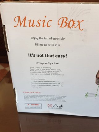 Kit Caja de Música DIY Madera