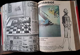 Revistas Vintage El Mueble encuadernado en dos tom