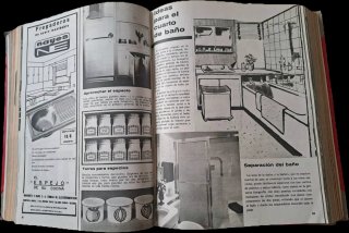 Revistas Vintage El Mueble encuadernado en dos tom