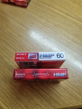2 Cintas de Vídeo Sony Hi8 HMP 60