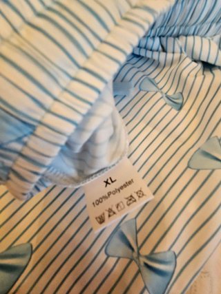 Pantalón Ancho Estampado con Lazos