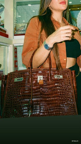 Bolso Birkin Cocodrilo Original Hermes