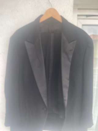 Traje Chaqué Antiguo Negro