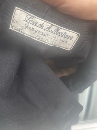 Traje Chaqué Antiguo Negro