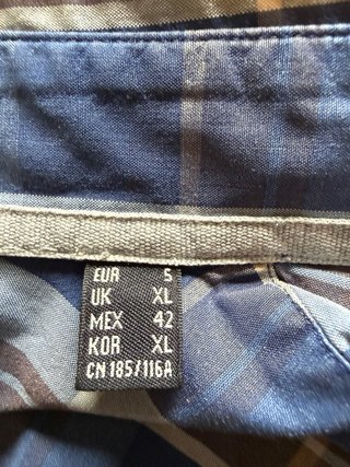 Camisa Pedro del Hierro cuadros azul marino XL