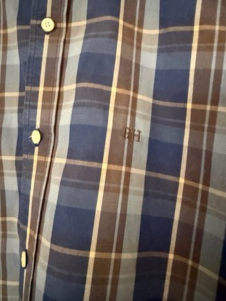 Camisa Pedro del Hierro cuadros azul marino XL