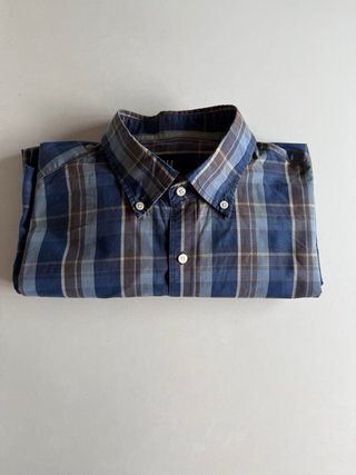 Camisa Pedro del Hierro cuadros azul marino XL