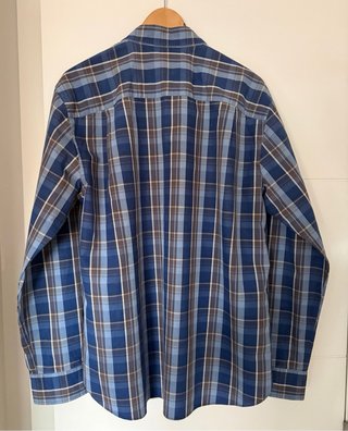 Camisa Pedro del Hierro cuadros azul marino XL