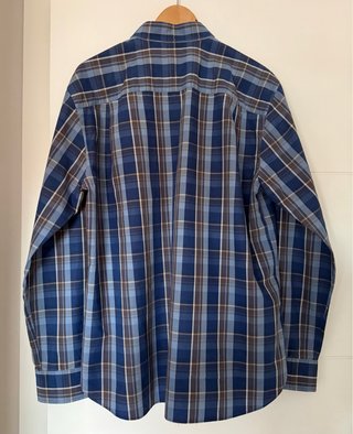 Camisa Pedro del Hierro cuadros azul marino XL