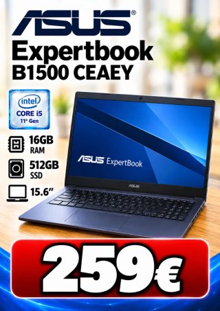 ASUS Expertbook B1500 CEAEY 16GB RAM 512GB SSD