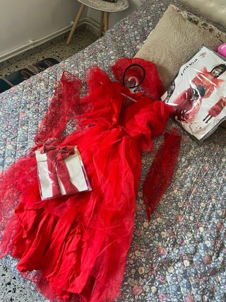 Disfraz de Novia Roja Partilandia