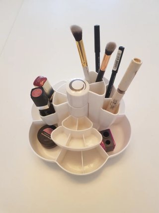Organizador de maquillaje giratorio