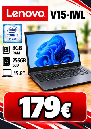 Lenovo V15-IWL 8GB RAM 256GB SSD