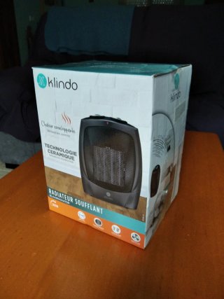 Calefactor Cerámico Klindo 1800W