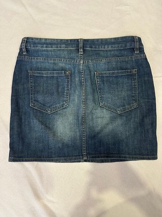 Minifalda Vaquera Azul H&M