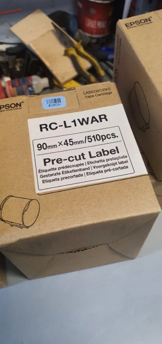 Cinta para rotuladora Epson RC-L1WAR