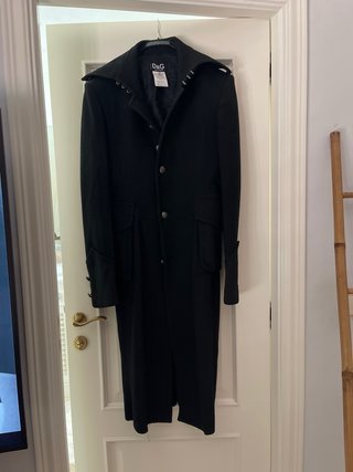 Abrigo largo D&G Dolce & Gabbana negro
