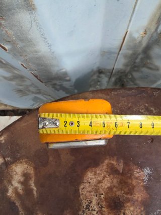 Linterna antigua naranja