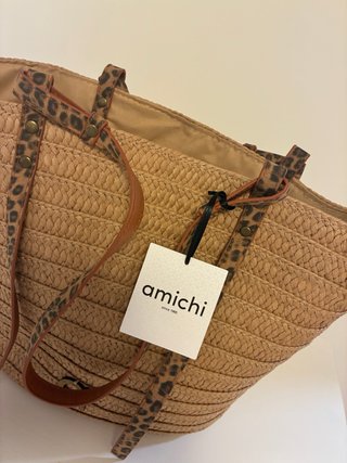Bolso de Rafia Amichi