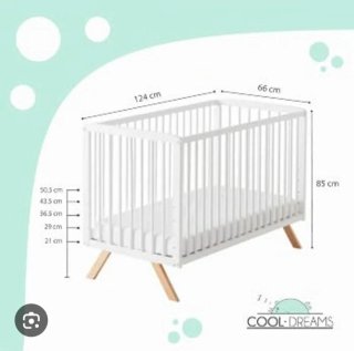 Cuna Colecho Cool Dreams Blanca