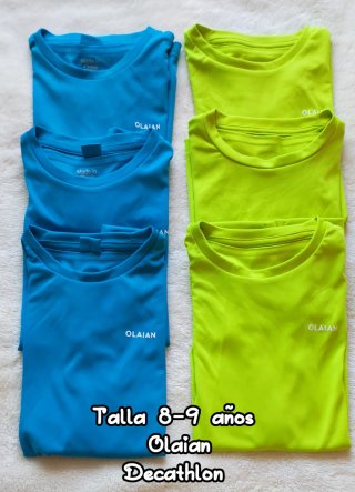 Rebajado Lote 6 Camisetas Protección Solar Olaian
