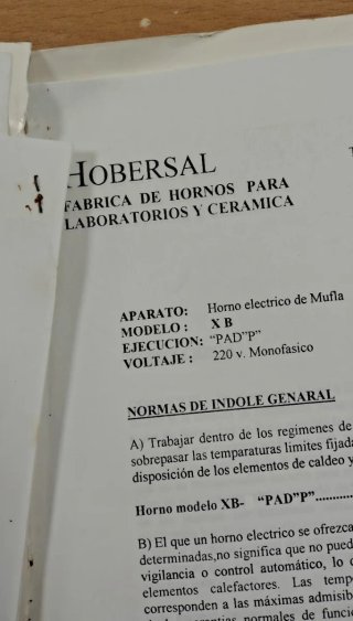 Horno Cerámica Monofásico HOBERSAL