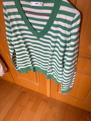 Jersey MNG rayas verde y blanco