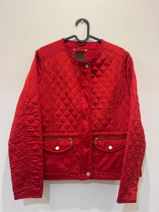 Chaqueta acolchada Massimo Dutti roja