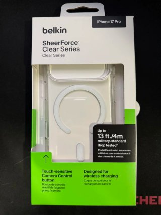 Funda Belkin SheerForce Clear iPhone 17 Pro