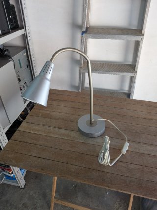 Lampada da Tavolo IKEA KVART Argento