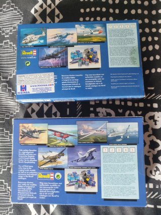 2 Maquetas Aviones Revell P-26A y P-51D
