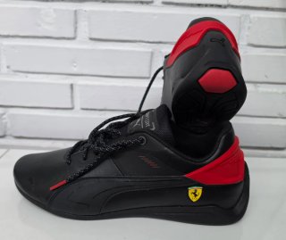 Zapatillas Puma Ferrari Negras y Rojas
