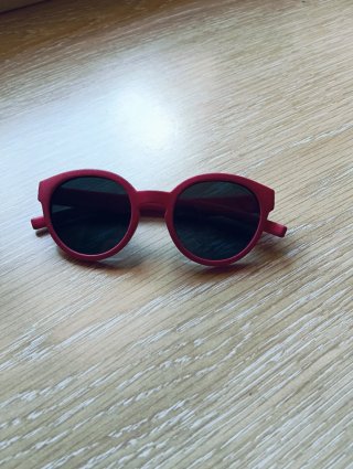 Gafas de sol Polaroid rosas niña sin funda
