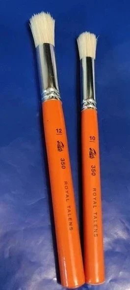 Lote 2 Pinceles Estarcido Talens 350 (No 10-12)