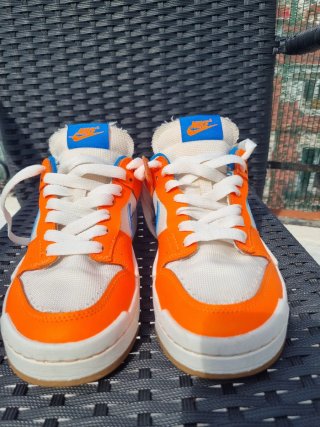 Nike Dunk Low Disrupt Naranja Blanco