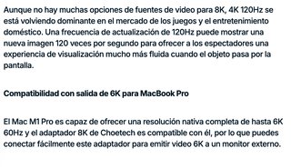 Adaptador USB-C a HDMI 8K 60Hz / 4K 120Hz Nuevo