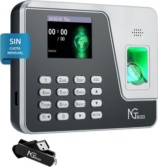 NGTeco Máquina Control Asistencia Huella