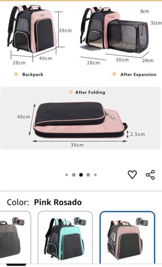 Mochila Transportadora para Mascotas