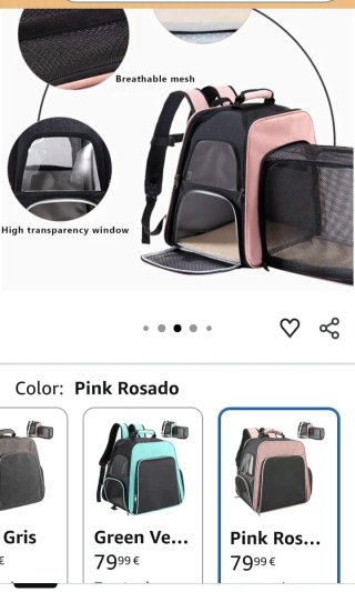 Mochila Transportadora para Mascotas