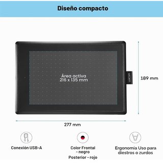 Tableta de Dibujo + Pen One by Wacom Medium