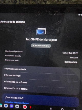 Samsung Galaxy Tab S9 FE.