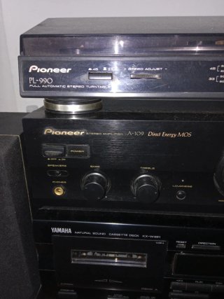Equipo de sonido Pioneer PL-990 y A-109