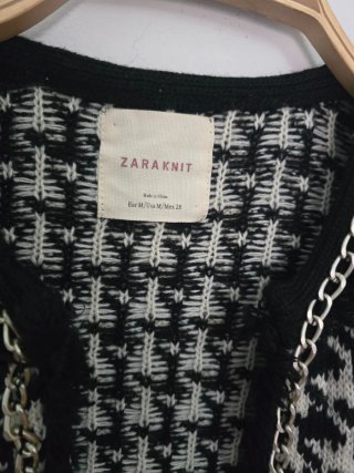 CHAQUETA ZARA PATA DE GALLO. TALLA M