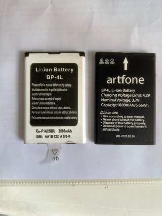 2 Baterías BP-4L